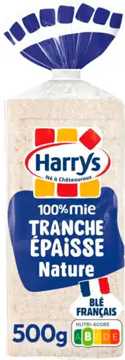Auchan Harry s 100% mie tranche épaisse nature harrys offre