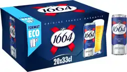 Auchan 1664 bière blonde 1664 offre