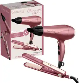 Auchan Demeliss coffret sèche-cheveux et lisseur 21370 offre