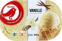 Auchan Auchan glace à la vanille auchan offre