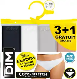 Auchan Slips ou boxers femme ecodim dim offre