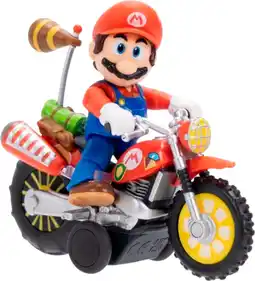 Auchan Super mario moto et figurine mario offre