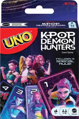 Auchan Mattel games uno kpop demon hunters offre