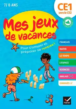 Auchan Sansmarque retrouvez une sélection de cahiers de vacances pour réviser en s'amusant ! offre