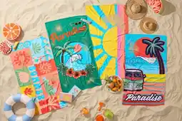 Auchan Actuel drap de plage sunny actuel offre