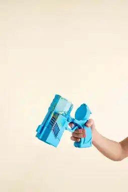 Auchan Onetwofun pistolet bulles clic clac splash offre