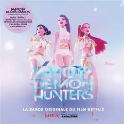 Auchan Universal le vinyle k-pop demon hunters offre