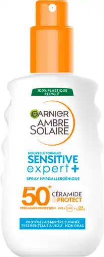 Auchan Supermarché Ambre solaire spray ambre solaire sensitive garnier offre