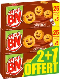 Auchan Supermarché Bn mini bn au chocolat bn offre