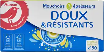 Auchan Supermarché Auchan boîte de mouchoirs auchan offre