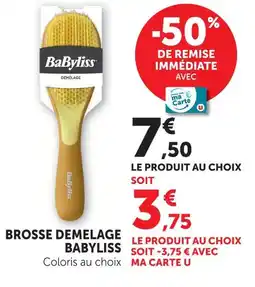 U Express Babyliss brosse demelage offre