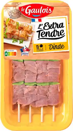 Auchan Supermarché Le gaulois 4 brochettes de dinde le gaulois offre