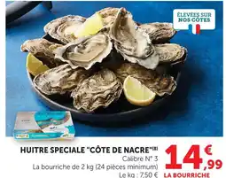 U Express Huître spéciale 'côte de nacre' offre