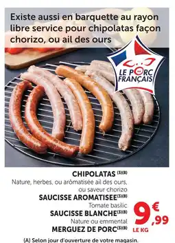 U Express Chipolatas offre