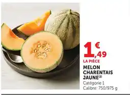 U Express Melon charentais jaune offre