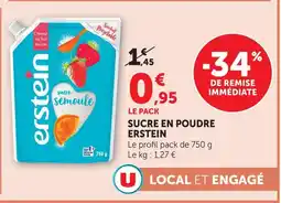 U Express Erstein sucre en poudre offre