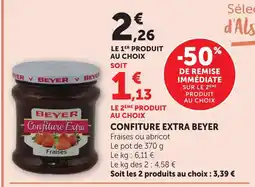 U Express Beyer confiture extra offre