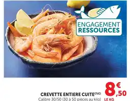 U Express Crevette entière cuite offre