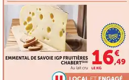 U Express Chabert emmental de savoie igp fruitières offre