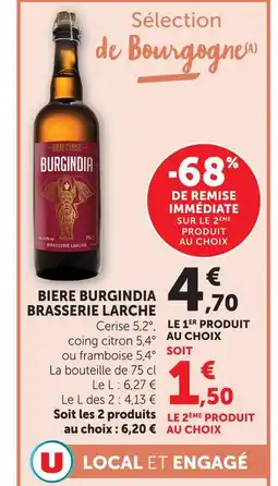 U Express Bière burgindia offre
