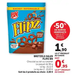 U Express Flipz bn bretzels sales offre