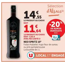 U Express Wolfberger neo spritz 15° offre