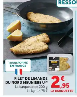 U Express U filet de limande du nord meunière offre