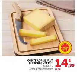 U Express Le saut du doubs vert comté aop offre