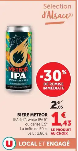 U Express Meteor biere offre