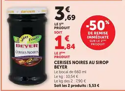 U Express Beyer cerises noires au sirop offre
