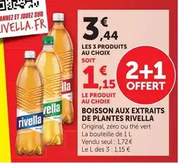 U Express Rivella boisson aux extraits de plantes offre