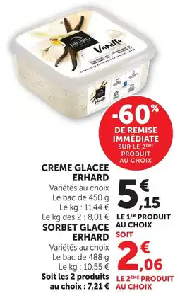 U Express Erhard crème glacée offre