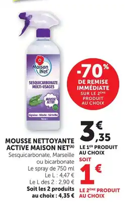 U Express Maison net mousse nettoyante active offre