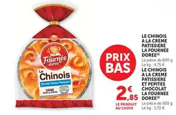 U Express La fournée dorée le chinois à la crème pâtissière offre