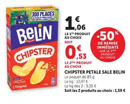 U Express Belin chipster petale sale offre