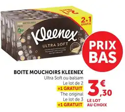 U Express Kleenex boîte mouchoirs offre
