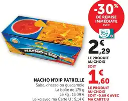 U Express El sabor nacho n'dip patrelle offre