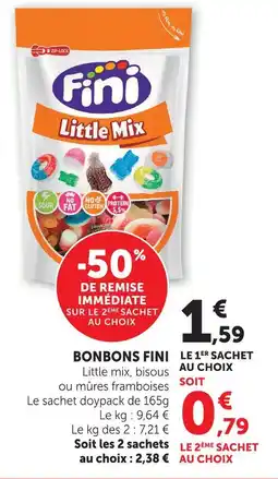 U Express Fini bonbons offre