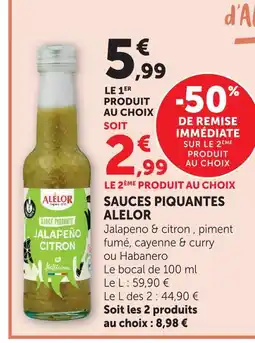 U Express Alélor sauces piquantes offre