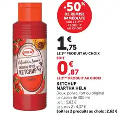U Express Martha hela ketchup offre