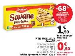 U Express Brossard savane p'tit moelleux fourrage choco offre