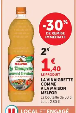 U Express Melfor la vinaigrette comme à la maison offre