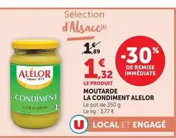 U Express Alélor moutarde la condiment offre