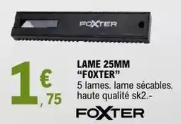 E.Leclerc Foxter - lame 25mm offre