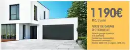 BigMat Porte de garage sectionnelle offre