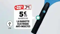 Centrakor La raquette électrique anti-insectes offre