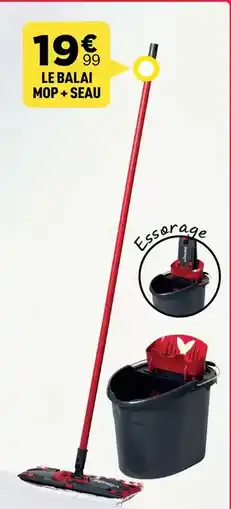 Centrakor Le balai mop+seau offre