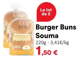Hmarket Burger buns souma offre