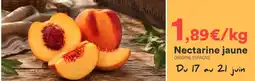 Hmarket Nectarine jaune offre
