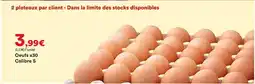 Hmarket Oeufs x30 calibre s offre